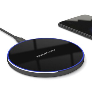 Wireless Fast Charger Charging Pad Dock for Samsung iPhone Android Cell Phone
