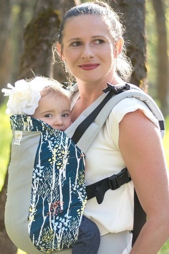 Kinderpack Baby Carrier Green Paisley Standard Size Standard Straps Koolnit NEW