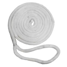 New England Ropes 3/8" Double Braid Dock Line - White - 15 C5050-12-00015 