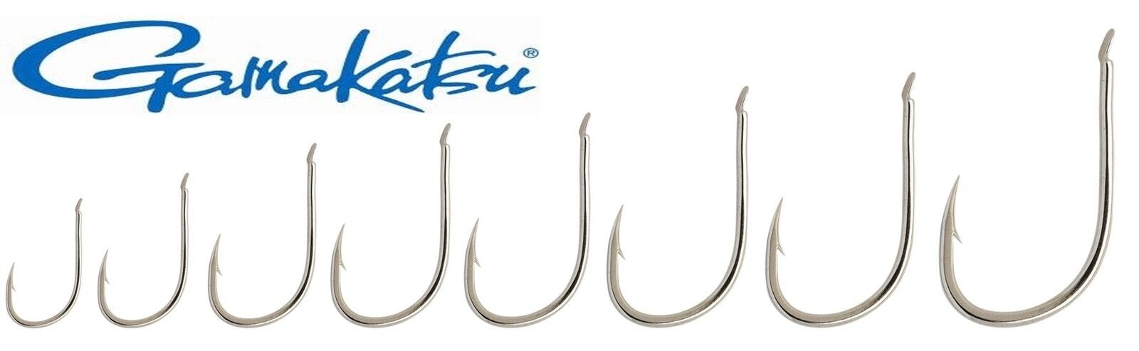 Fishing Hooks Gamakatsu Ls-3340n Series 7535n Size 8 Short Stem Reinforced  Carp for sale online