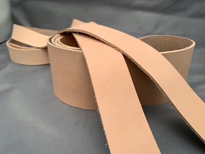 Veg Tan 2,7 bis 3,5 mm Handgefertigter Ledergürtel Werkzeugstreifen Hintern Handwerk Hobby z2