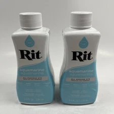 Rit All Purpose Dye, Aquamarine, 8 fl oz Lot of 2