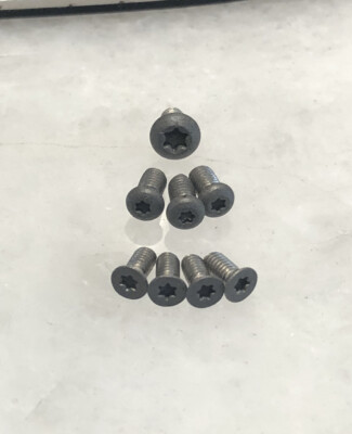 Flat Charcoal Gray Screw Set For Spyderco Ambitious & Persistence Knife 8pcs