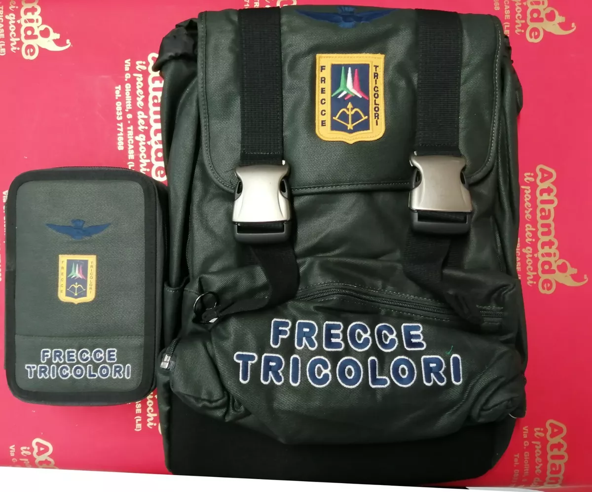 School Pack Frecce Tricolore Zaino astuccio a 3 strati eBay