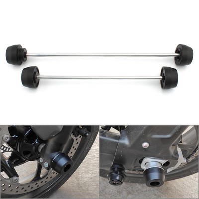 Fit trident 660 21-22 Front Rear Wheel Axle Fork Crash Sliders  Crash  Protector