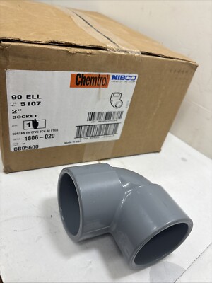 New Sch 80 CPVC 2  90 Degree Elbow Socket Connect Nibco made in USA