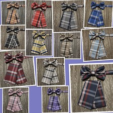 NEW Men's Stripes Pattern Butterfly Bow Tie And Pocket Square Hanky Set Wedding