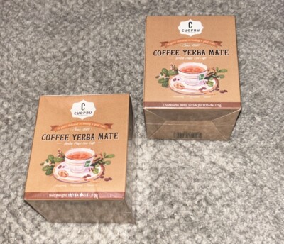 { 2 } Cuopru ~ Coffee Yerba Mate ~ Tea ~ 12 Bags ~ Sealed ~ Exp.05/2025