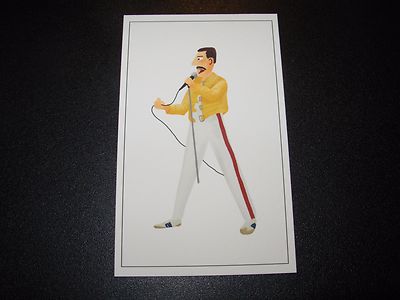 MAX DALTON Freddie Mercury queen 2X4'' poster art handbill H