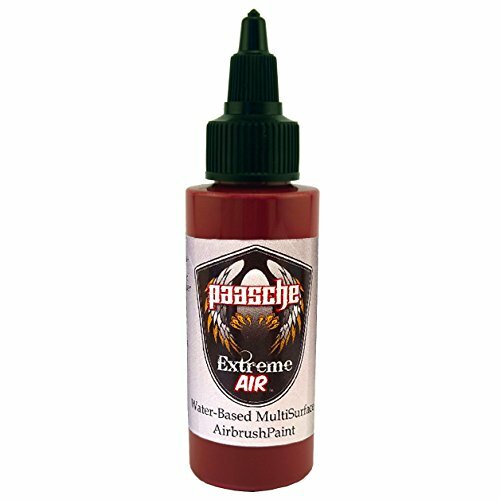 Paasche aerografo Extreme Air Multi Surface Paint, 56,7 Gram, Rosso Scuro (v0w)