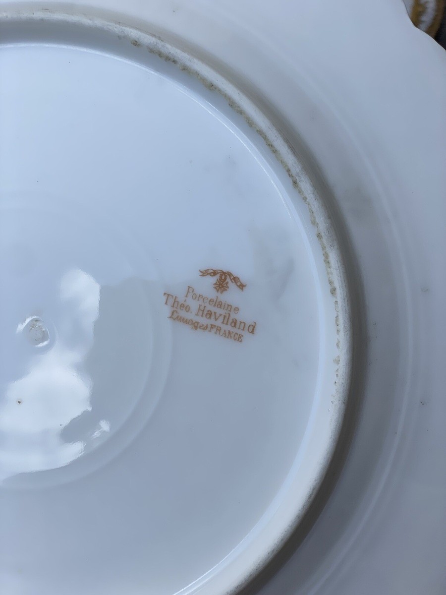 Antique Theodore Haviland Limoges France 47 Piece Porcelain China