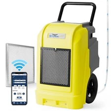 AlorAir 190Pint Commercial Dehumidifier WIFI for Basement Garage 2600 Sq w/Pump