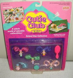 #10154 NRFC Vintage Galoob Cutie Club School Day Doll Collection