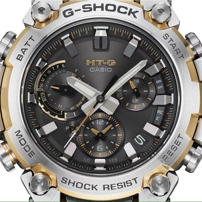 【新品未使用】G-SHOCK MTG-B3000D-1A9JF CASIO G-SHOCK MTG-B3000D-1A9JF Silver Gold LIMITED Atomic Men