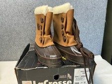 NOS WOMANS LACROSSE ASPEN II LEATHER UPPER DUCK BOOTS RATED TO -20 DEGREES