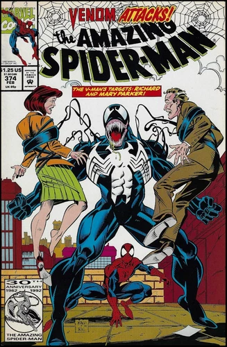 Amazing Spider-Man (1963 series) #374 VF- Condition 1st Print (Marvel, Feb 1993)