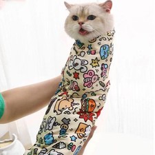 Cat Restraint Wrap Self-Adherent Cat Grooming Wrap Anti-Bite Anti-Scratch