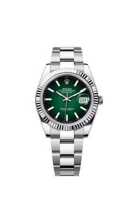 ROLEX DATEJUST 41 GREEN OMBRÉ, REF 126334, NEUHEIT 2026