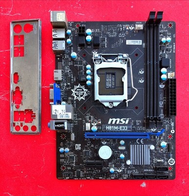 MSI H81M-E33 LGA 1150, Intel Motherboard
