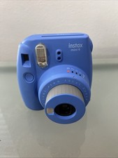 Fujifilm Instax Mini 9 Instant Film Camera Cobalt Blue No Battery Cover