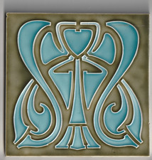 Jugendstil Fliese Tonwerke Offstein