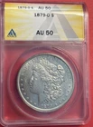 1879-O Morgan Silver Dollar $1 ANACS AU50