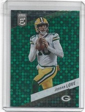 2023 DONRUSS ELITE JORDAN LOVE GREEN DISCO CARD