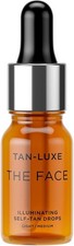 Tan-Luxe THE FACE Self Tan Drops, Medium/Dark (10 ml) Add Tanning Drops to Skin