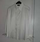 edle superchice glänzende Stretch-Bluse champagner creme BASLER Gr. 42 Gr. L