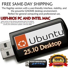 Ubuntu 25.10 Desktop Bootable USB