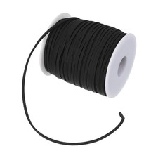 Suede Lace Ribbon Faux Leather Cord Leather Crafts Lace for DIY, Black