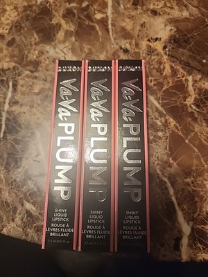 Va-Va Plump Shiny Liquid Lipstick Push Up Pink by Buxom LOT/ BUNDLE OF 3!!!