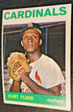 1964 TOPPS BASEBALL SET. #103 Curt Flood, St. Louis Cardinals, VGEX