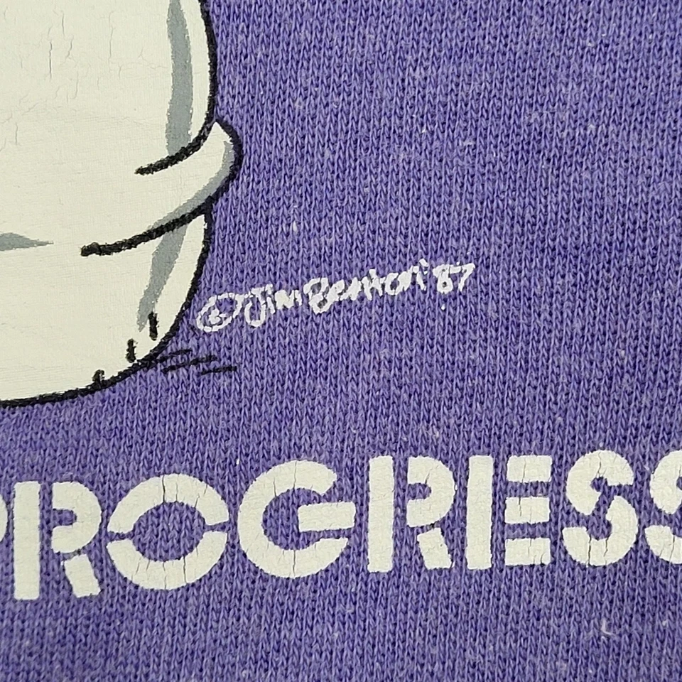 Sudadera Attitude Duck 1987 vintage para mujer M 19x21 Jim-Benton Foto 2 de 4