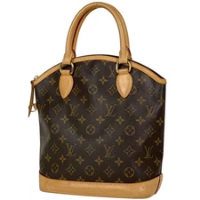 Louis Vuitton Lockit Tote Bag handbag Hand Bag Monogram Brown M40102 Women