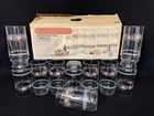 Vintage Corelle Apricot Grove 6" Tumbler 16 oz Cooler Glass #1727 Box of 10