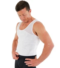 Mens Compression Shirt for Chest and Body Shaper Belly Slimming Mens Shapewear