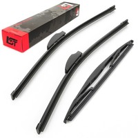 Scheibenwischer Wischerblatt Set Vorne + Hinten FüR Nissan Cube Z12