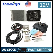 12V Air Conditioner Electric Cooling & Water Heater Underdash Car Auto A/C Kit