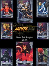 2023 Skybox Marvel Metal Universe: Avengers - BASE Set Singles #1-50