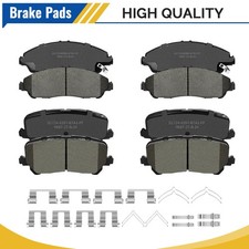 Front and Rear Ceramic Brake Pads for 2017-2022 Honda Pilot Ridgeline 2018 19 21