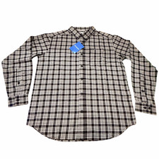 Columbia Men  s Vapor Ridge III Long Sleeve Plaid Shirt - Medium, Black/Gray