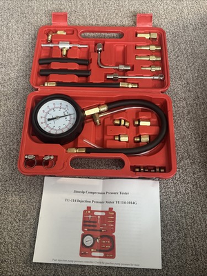#ad Fuel Injection Pressure Tester Kit TU 114 Gasoline Engine Diagnostic Tool Set $59.89