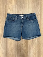 Signature by Levi Strauss Mid Rise Denim Shorts Women s Size 12