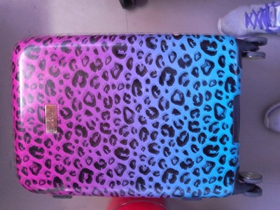 Juicy Couture Trolley Leopard Animal Print Pink/Blau