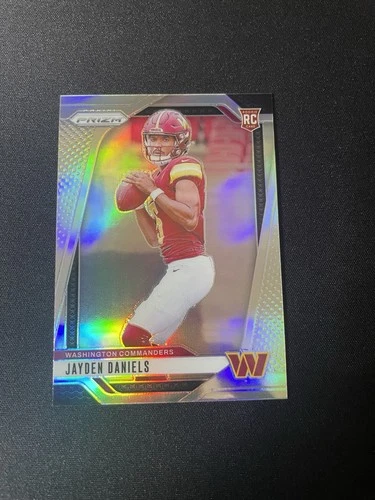 2024 Panini Prizm - Rookies Jayden Daniels #347 Silver Prizm (RC)