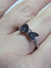 Ladies Silver Metal Ring