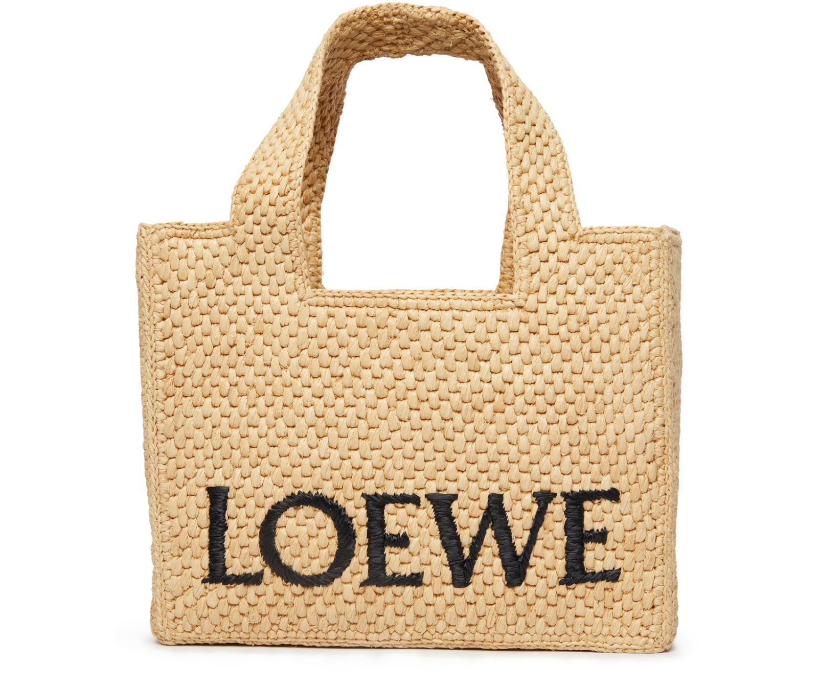 LOEWE Natural Small Raffia Tote Bag New & Authentic