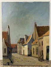 Old Oil On Canvas: Post-Impressionist Landscape Charente Maritime?