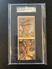 1950 Topps Panel #57/72 General Douglas MacArthur Volunteer Freedom’s War SGC 3
